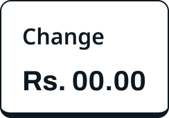 The change due back to the customer, the number a cashier reads out loud